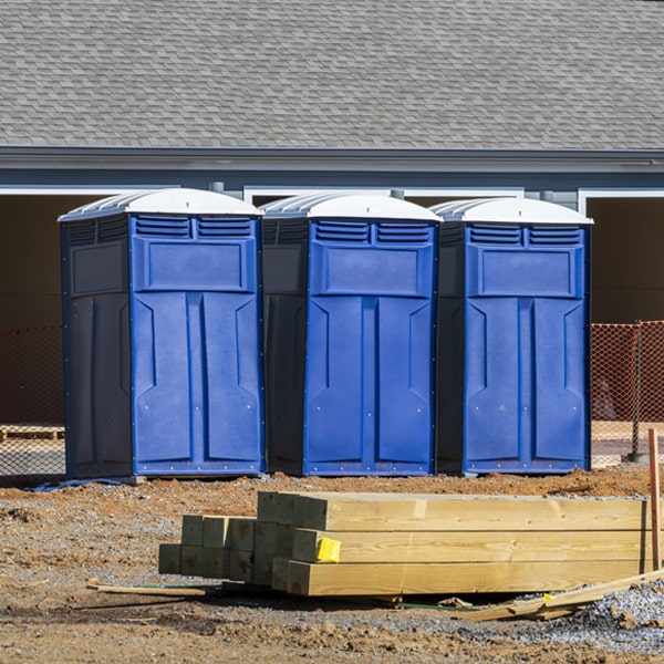 are there any restrictions on what items can be disposed of in the porta potties in Greenway